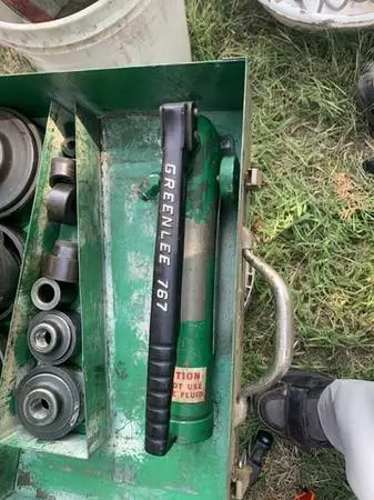 Greenlee hydraulic Knock out kit $200 OBO