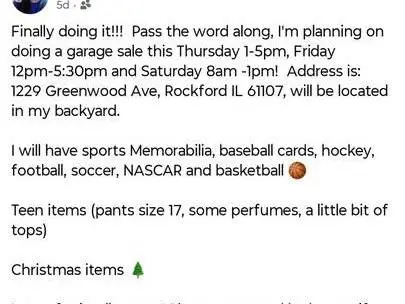 YARD SALE
