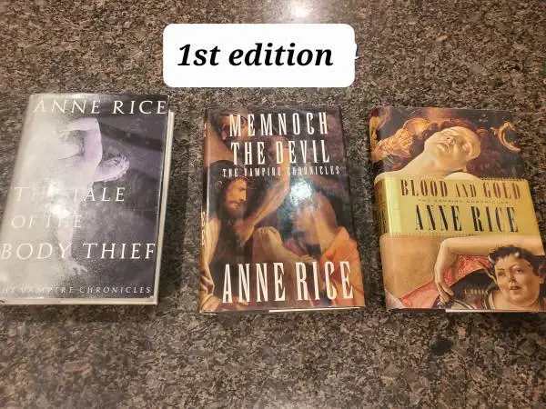 Anne Rice books