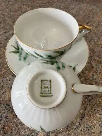Gold China Dish ware made in Japan Cups or Saucers