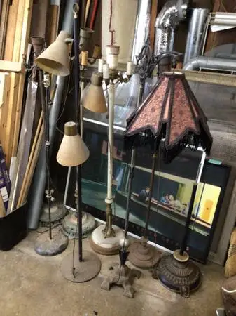 ANTIQUE LIGHTING , LAMPS , FLOOR LAMPS , SCONCES GALORE ...