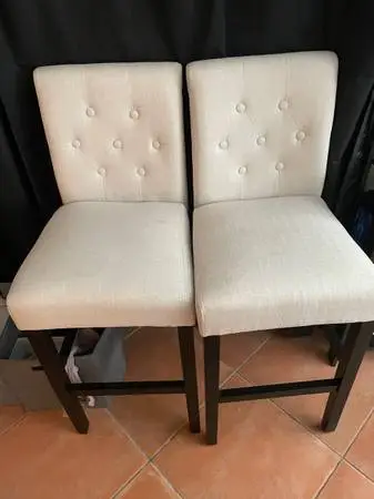Brand New Fabric Barstools