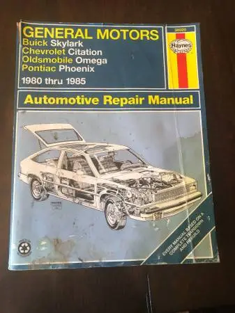 1980 thru 1985 General Motors Repair Manual