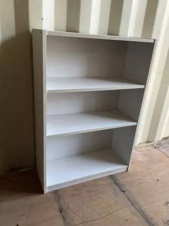 White bookcase