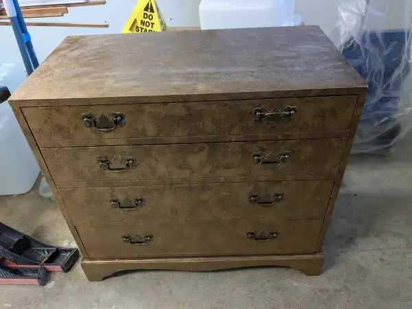 100% wood four-drawer dresser