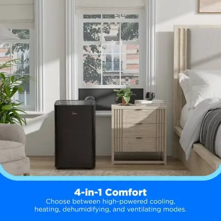 Midea Smart Portable AC with heat unit