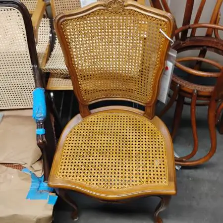 CHAIR CANING AVAILABLE. CANED SEATS