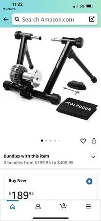 Alcoa trainer bike stand