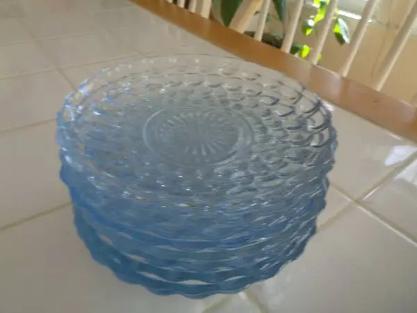 Vintage Anchor Hocking Bubble Glass Saucers