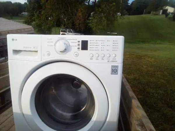 L G front load washer and dryer