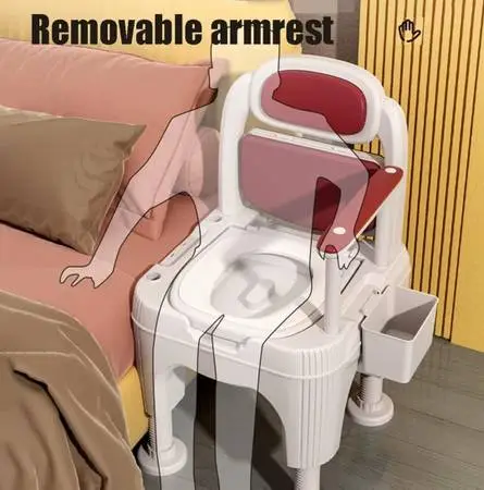 Bedside Toilet Portable Toilet RED NEW $100 FIRM