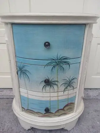 COASTAL SIDE TABLE, CABINET, NIGHTSTAND or DISPLAY CABINET