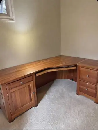 Custom Solid Cherry Wood Desk