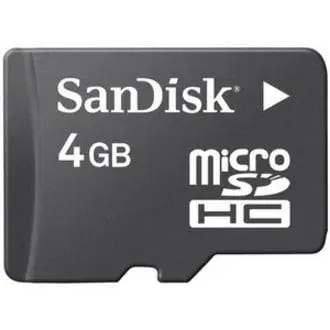 4GB Scan Disk Card & USB-C to USB-A Adapter and 2GB Flash.