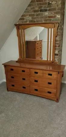 Matching Chest and Dresser and Mirror