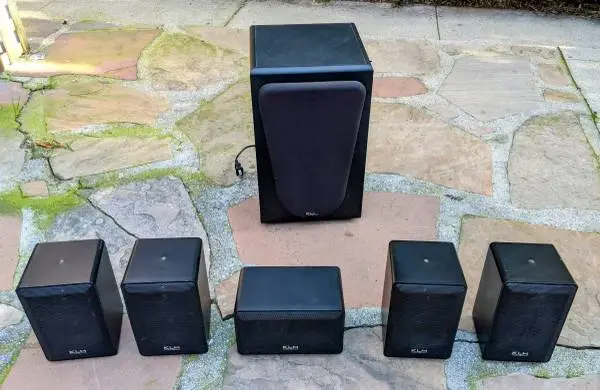 KLH 6-Piece Home Theater 5.1 Surround Speaker System 🔉
