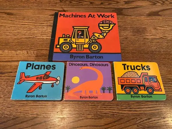 PLANES, TRUCKS, DINOSAURS Board books – Picture Books by Byron Barton