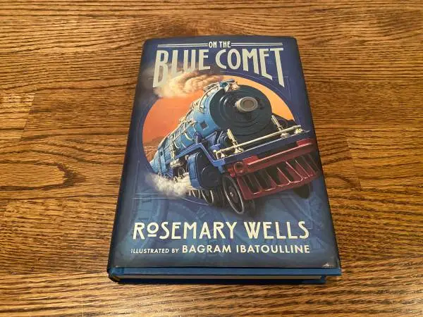 ON THE BLUE COMET by Rosemary Wells HARDCOVER BOOK Reading Ages 10-12
