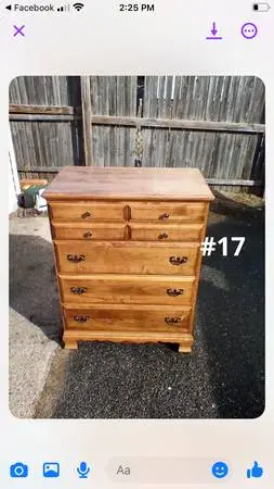 Dresser 4 dwr Maple #17