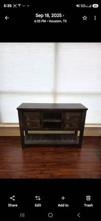 RUSTIC FARMHOUSE CONSOLE ENTRY TABLE