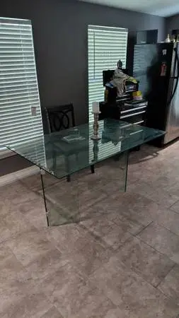 Glass table