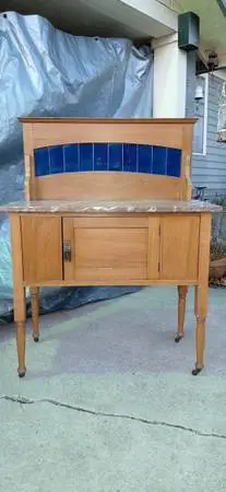 Antique Arts And Crafts  Washstand