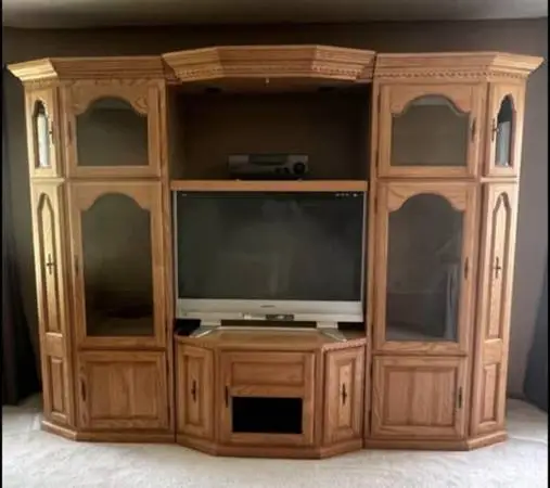 Oak Entertainment Center