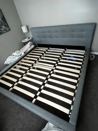 King size mattress and bed frame