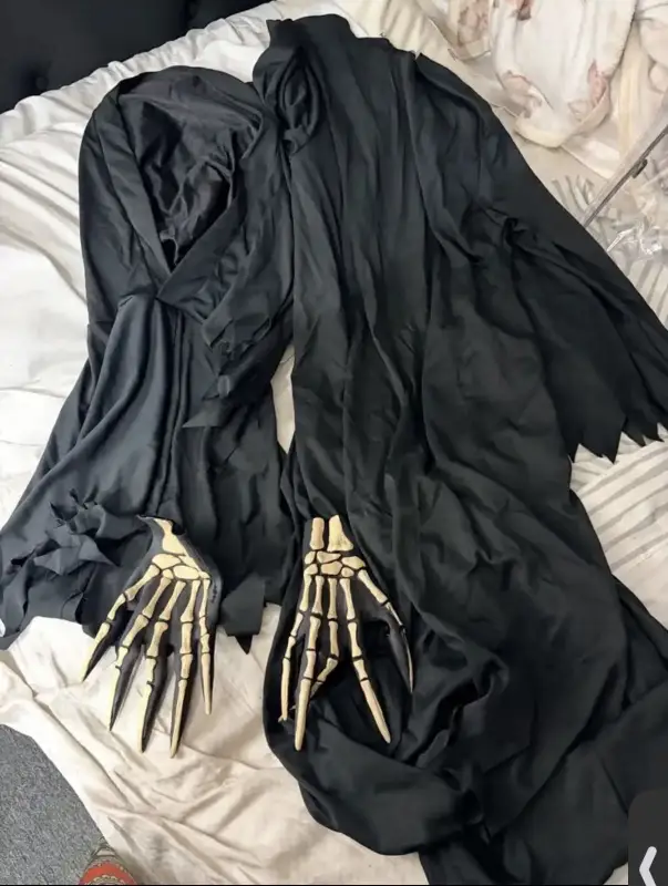 $10 · Grim Reaper Costume with Skeleton Hands