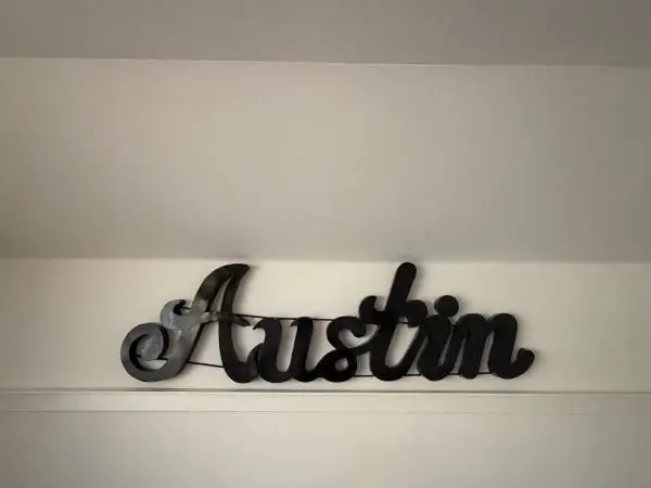 Rare Antique Austin sign