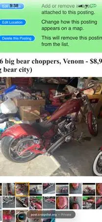 2006 Big Bear Chopper Show Bike, Only 128 Miles