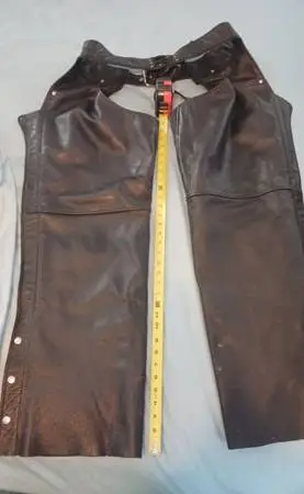Leather Riding Chaps. XL. Eagle.