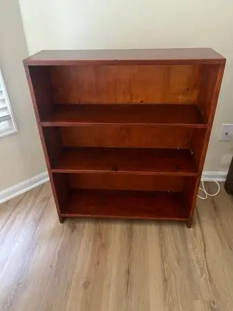 Wooden bookcase