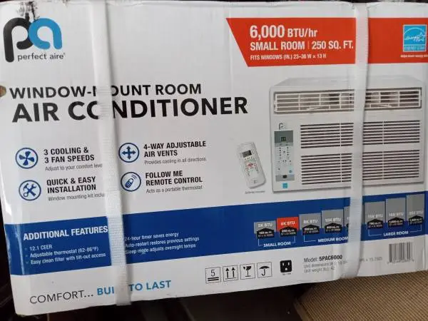6000 BTU air conditioner