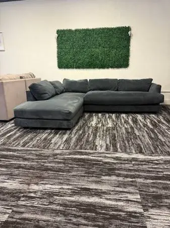 🔥Charcoal West Elm Sofa 😍 Delivery Avail 🚚