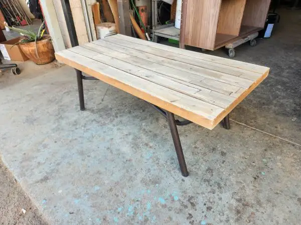 vintage solid Acacia wood, coffee table outdoor