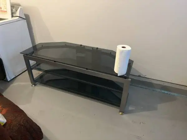 All Glass TV Stand! Take today