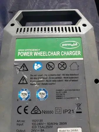 Power Wheelchair Charger 60 FIRM See Pictures For Specs Details