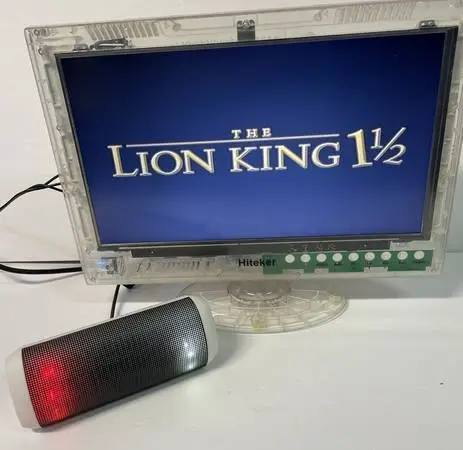 HITEKER 15” LED CLEAR SEE THROUGH TV w/Spealer