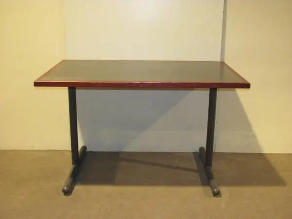Table or desk with laminate top cherry border (48 x 30 x 30 high)