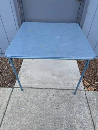 Five Folding Tables