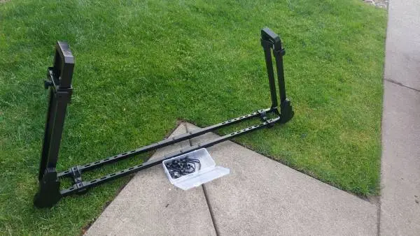 Rooftop bicycle rack
