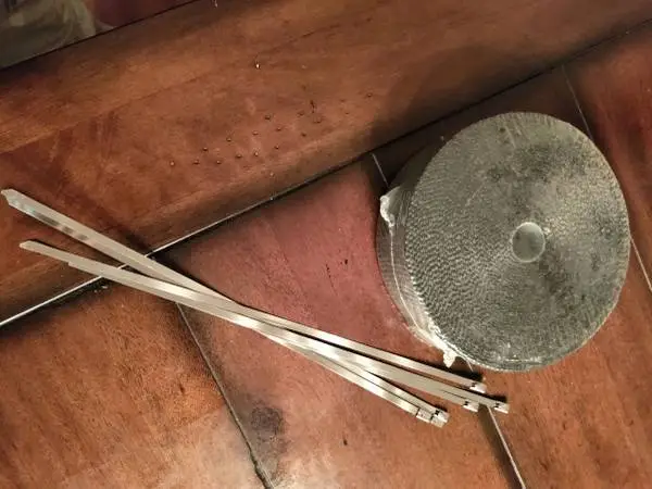 Exhaust header wrap