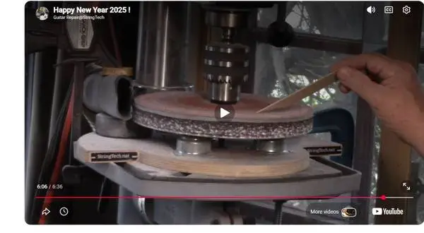 StringTech Workstations drill Press Guitar Nut