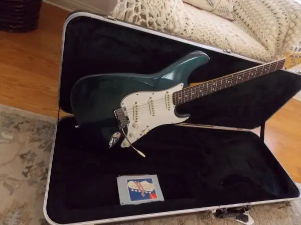 1988 Fender American Standard Stratocaster Gun Metal Blue