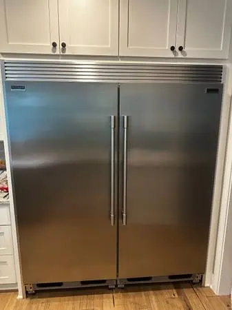 Matching Side by Side Frigidaire Professional Fridge and Freezer