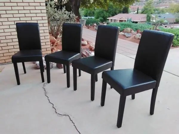 Brand new: set of 4 dining chairs