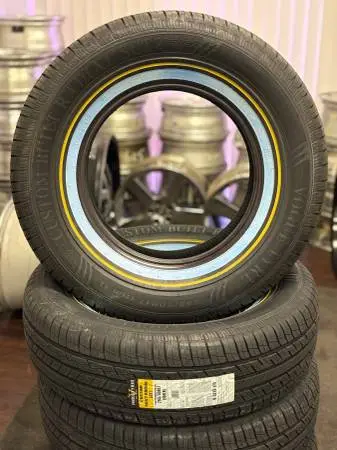 265/70/17 NEW TIRES GOLD WHITE WALL VOGUE SET OF 4