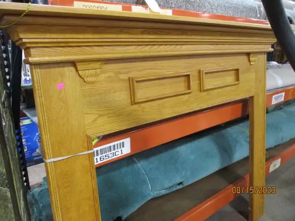 Blonde Fireplace Mantle Piece  #3771