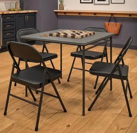 MECO Sudden Comfort Folding 2 Tables and 9 Chairs Set